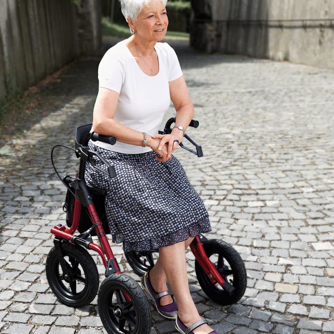 Der Outdoor-Rollator mit Luftbereifung – Ihr idealer Begleiter für jedes Terrain
