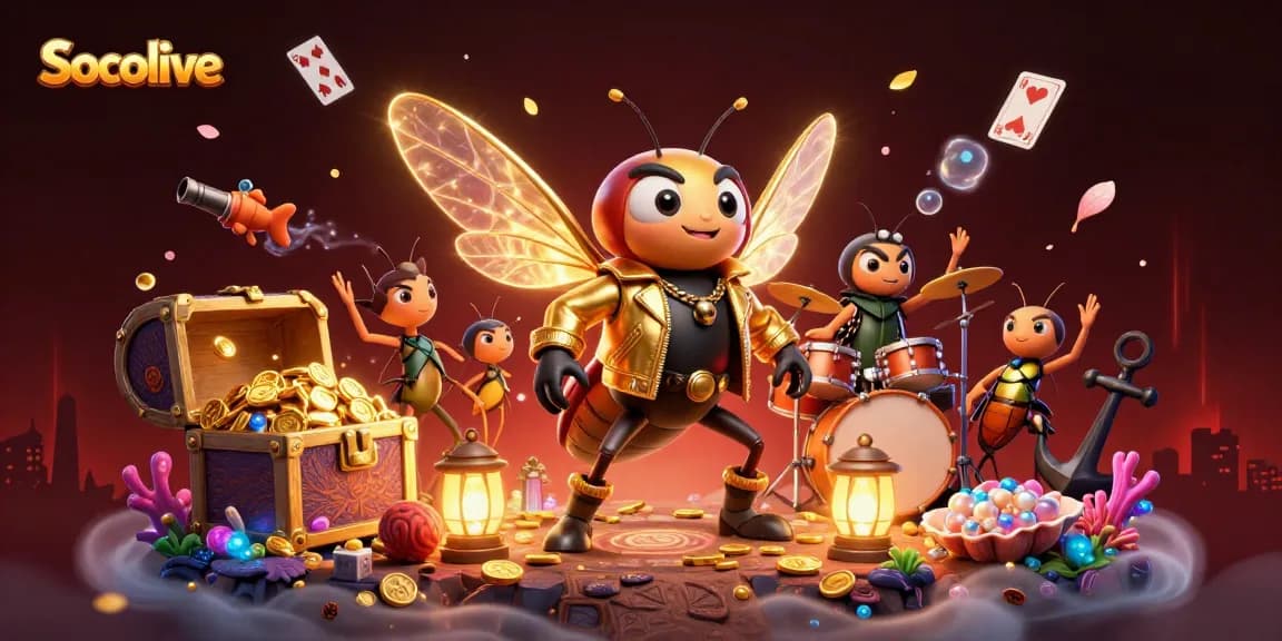 Socolive delivers an engaging online gaming atmosphere featuring dynamic characters and vibrant elements.