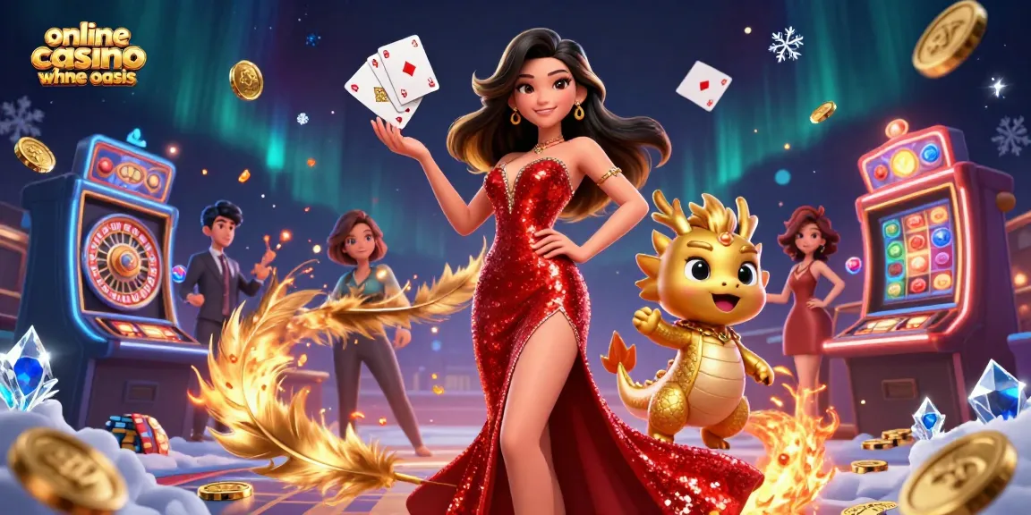 Play exciting games at an online casino ohne oasis in a vibrant, enchanting casino atmosphere.