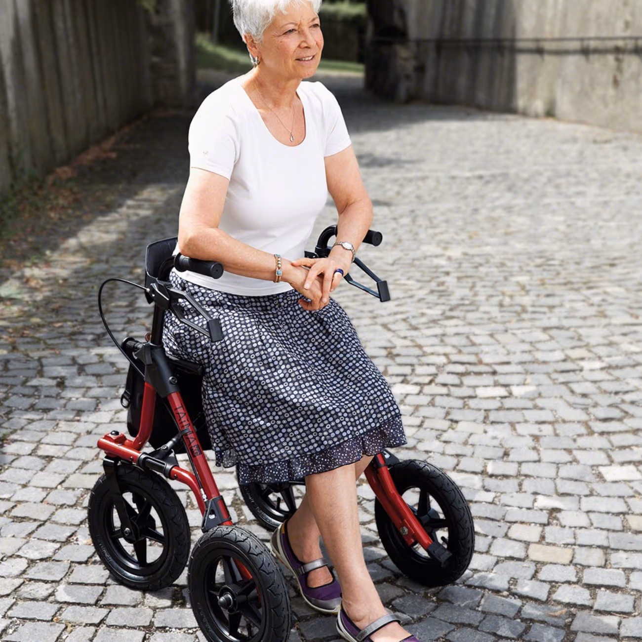 Der Outdoor-Rollator mit Luftbereifung – Ihr idealer Begleiter für jedes Terrain
