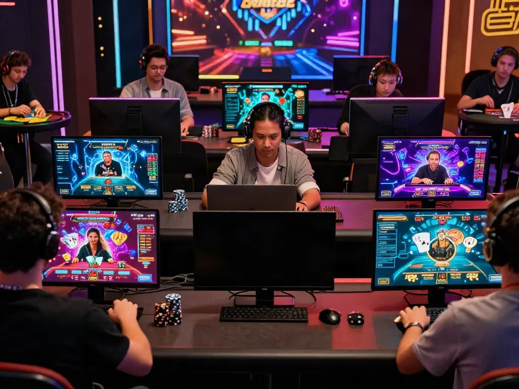 Engaged players on trag chủ rikvip gaming platform enjoying immersive online experiences.
