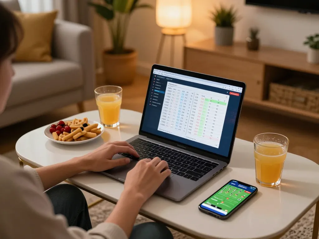 KQBD user placing strategic bets on a sports betting app during a live game event