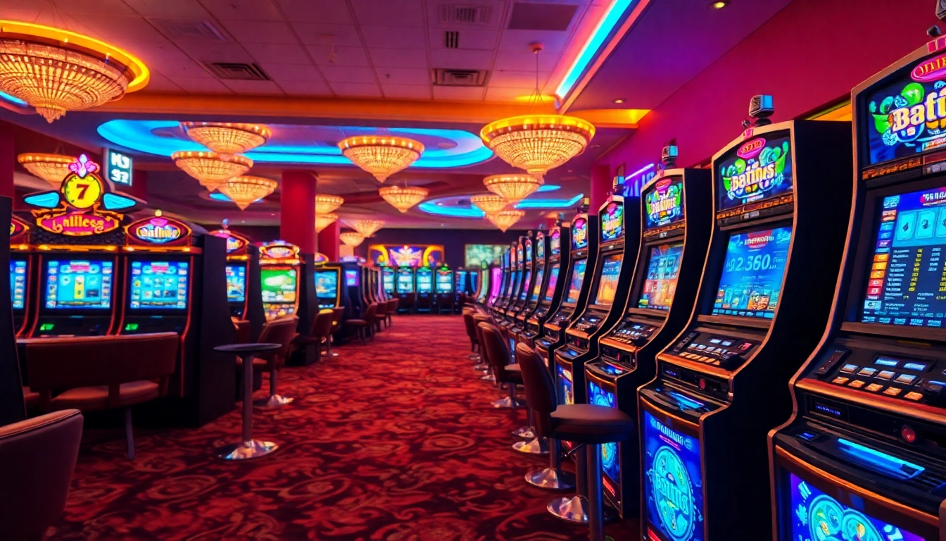 Genießen Sie aufregende Spiele im Bonus Casino mit einem ansprechenden Spielautomaten-Ambiente.